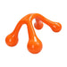 Digital Shoppy orange hand held massager four rounded nodes ergonomic design