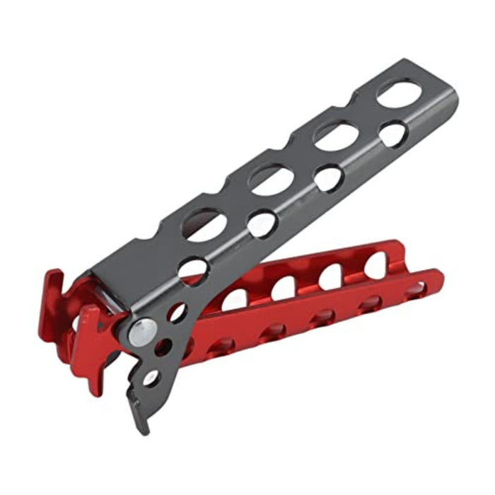 Digital Shoppy Aluminum Pot Gripper, red – Anti-Scald, Non-Slip | In/Outdoor Cooking