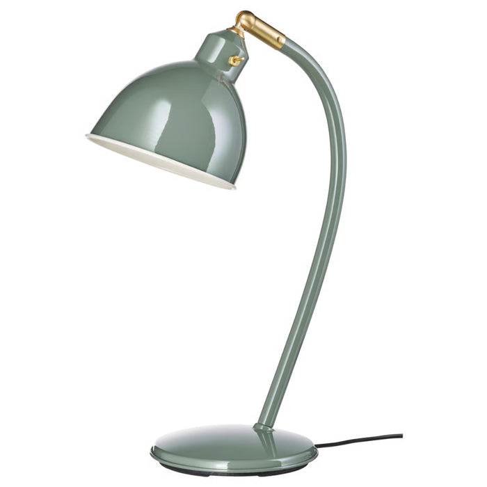 IKEA RÖDFLIK Desk lamp, grey-green