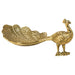 IKEA CAROMATISK Decoration, peacock/gold-colour, 9 cm (3 ½ "), elegant tray-style ornament for home decor – 20621678