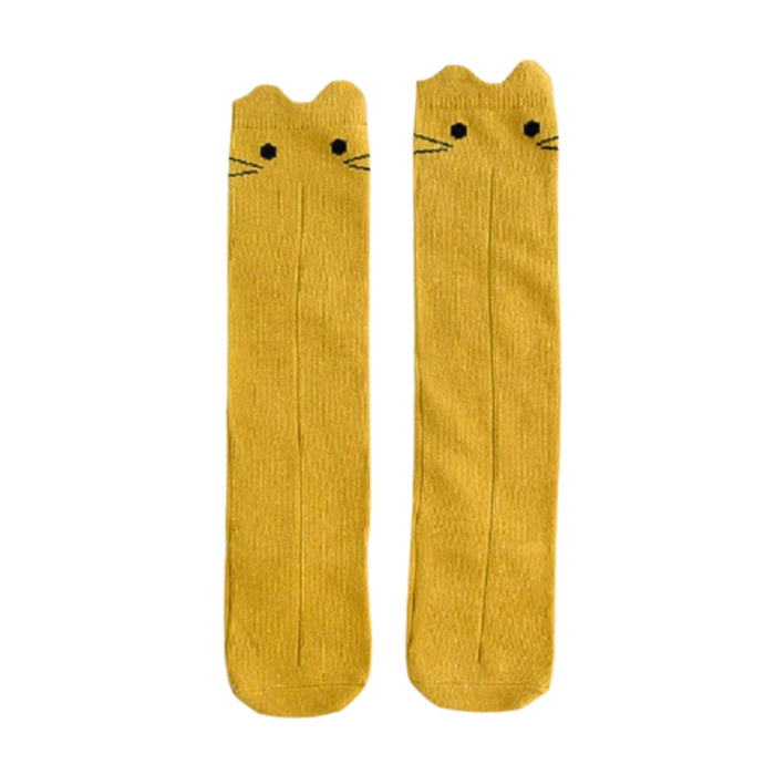 Digital Shoppy Baby Cotton Long Socks, M – Warm & Soft for Autumn/Winter