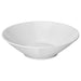White ceramic bowl on a white background
