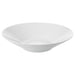 White ceramic bowl on a white background