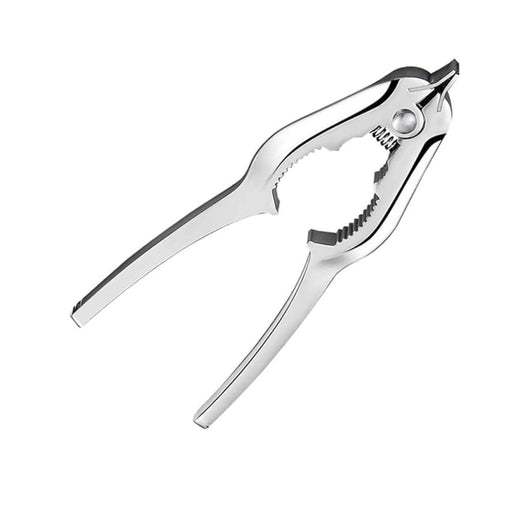 Metallic kitchen tool on a white background