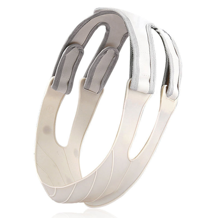 Digital Shoppy V‑Line lifting chin strap white and gray ergonomic design 