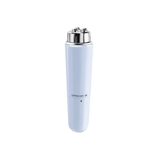 White lighter with silver top on a white background
