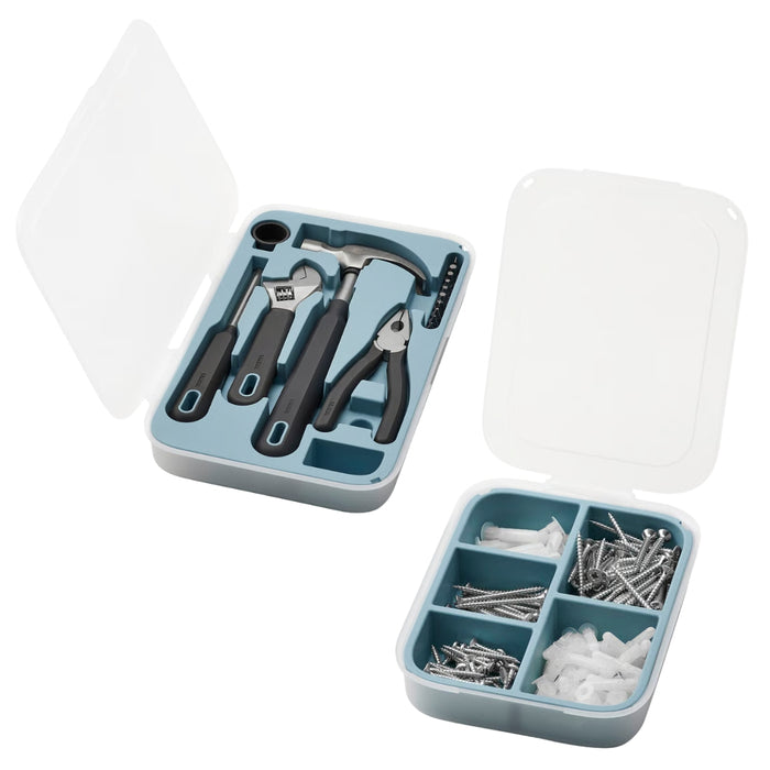 IKEA TRIXIG Complete Home Tool Kit - 15-Piece Tool Set & 175-Piece Hardware