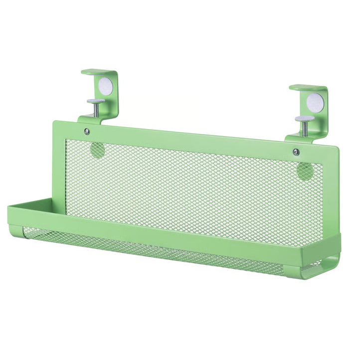 IKEA FÖRSÄSONG Cable management tray, white, 38 cm with Cable management tray, light green, 38 cm