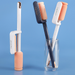 Ergonomic handle non-scratch glass scrubber for home use