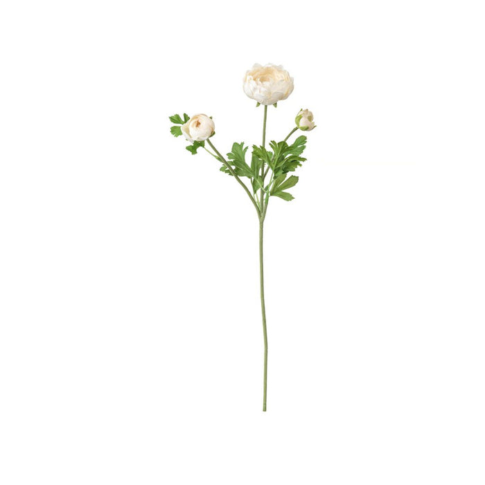 IKEA SMYCKA  Artificial flower, Ranunculus/white, 52 cm (20 ½ ")