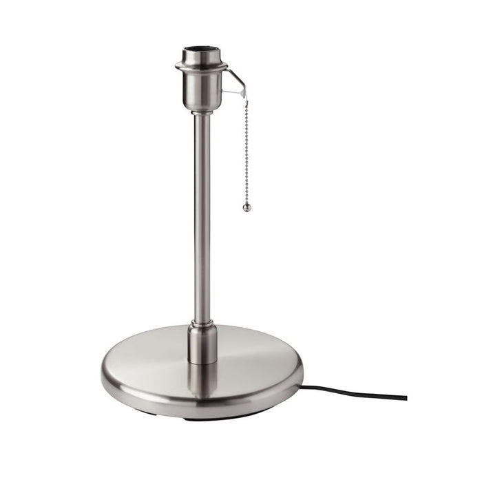 IKEA KRYSSMAST Table lamp base, nickel-plated (Silver)
