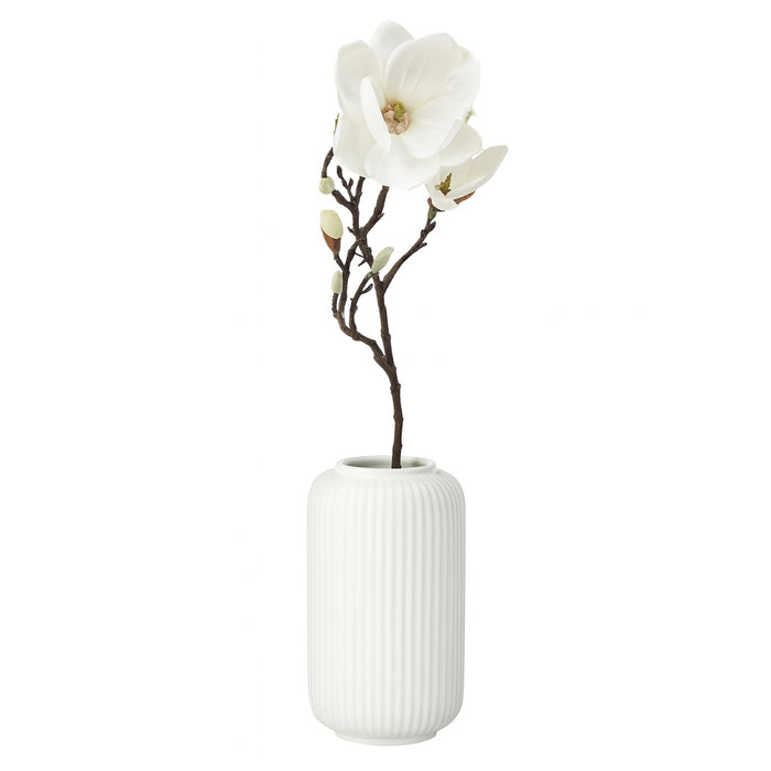 IKEA Home Decor Set: 61cm Lifelike Artificial Magnolia & 22cm STILREN Vase