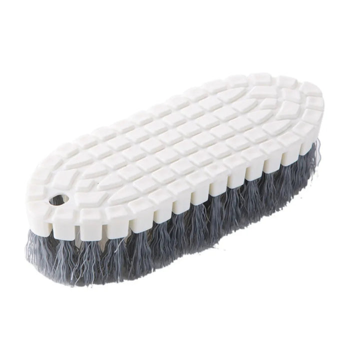 Digital Shoppy Flexible Tile Brush for Stovetop, Bathroom & Bathtub - White/Grey