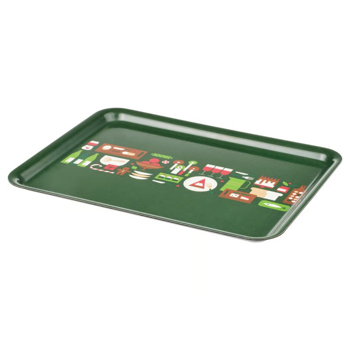 IKEA VINTERFINT Tray, green, 37x28 cm (15x11 ")
