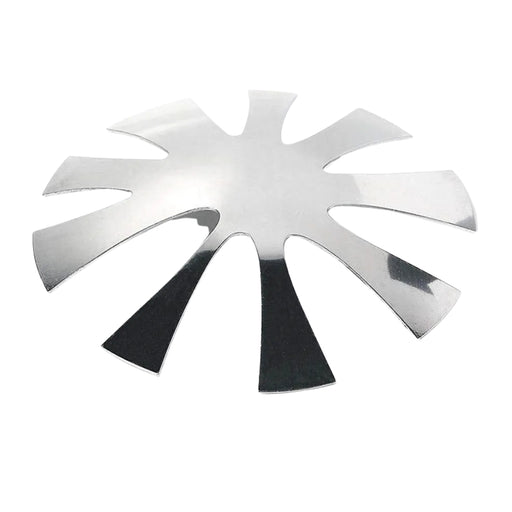 Stainless steel French manicure stencil for perfect nail tips