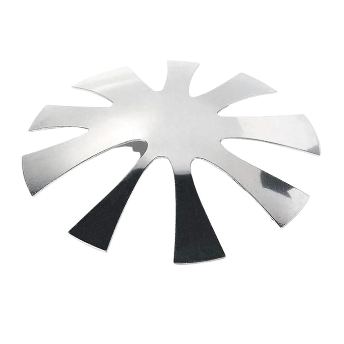 Stainless steel French manicure stencil for perfect nail tips