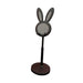 Microphone pop filter with bunny ears on a white background