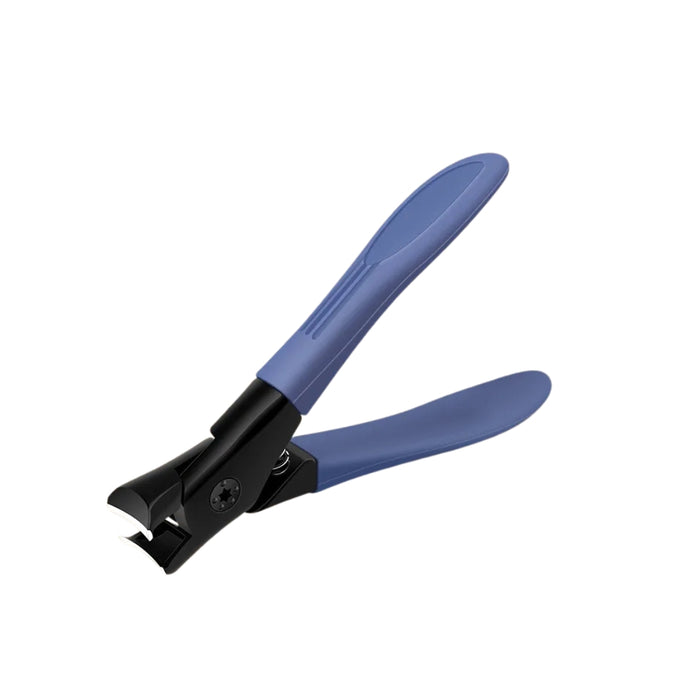 Blue and black tool on a white background