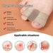 Silicone elastic breathable split toe artifact for foot alignment and pain relief. Helps correct overlapping toes, bunions, and pressure discomfort with flexible support.