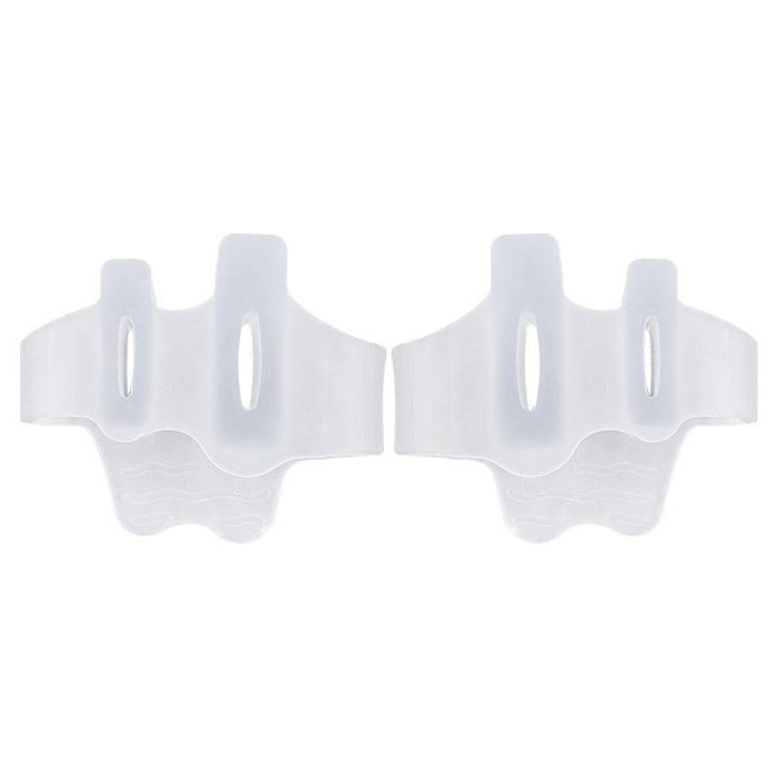 Digital Shoppy three‑hole SEBS toe separator translucent silicone bunion corrector foot care #32020306