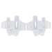 Digital Shoppy three‑hole SEBS toe separator translucent silicone bunion corrector foot care #32020306