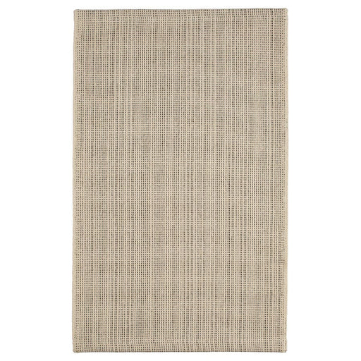 IKEA TIPHEDE flatwoven rug in natural and black stripes, 50x80 cm