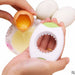 Egg shell remover and slicer gadget for quick meal prep and professional-looking dishes.