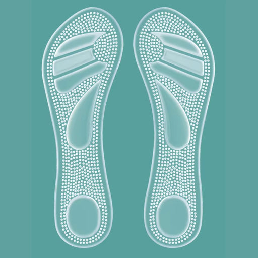Digital Shoppy foot callus cushion pads applied on toes and ankle with sheets of pads 