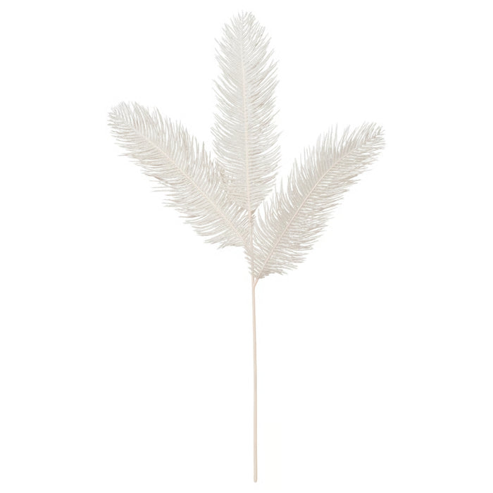 IKEA TONSÄTTA Vase, blue, 21 cm with Artificial spray, in/outdoor/beige, 65 cm (25 ½ ")
