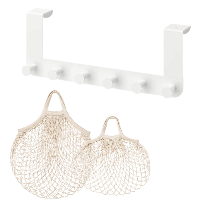 IKEA KUNGSFORS /ENUDDEN Space-Saving Storage Bundle: 2 Mesh Net Bags + 8-Hook Door Hanger