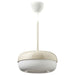 IKEA BLÅSVERK Pendant lamp, beige, 37 cm (15 "), ceiling-mounted with dome-shaped two-tone shade - 10520905