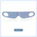 Haze blue eyeglass case on a light blue background