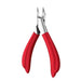 Red ingrown nail cutter – stainless steel curved blade with ergonomic red handles for precision trimming
