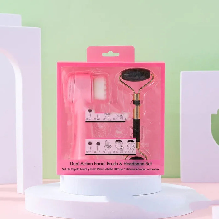 Digital Shoppy Cleansing Brush Jade Roller Push Face Beauty Device Eye