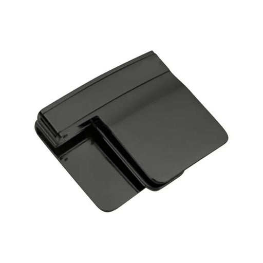 Black adjustable waist stretch buckle for pants; unisex clip-on design to tighten waistband – compact, durable, no-sew solution for jeans, skirts – 1598451446607, 13670679