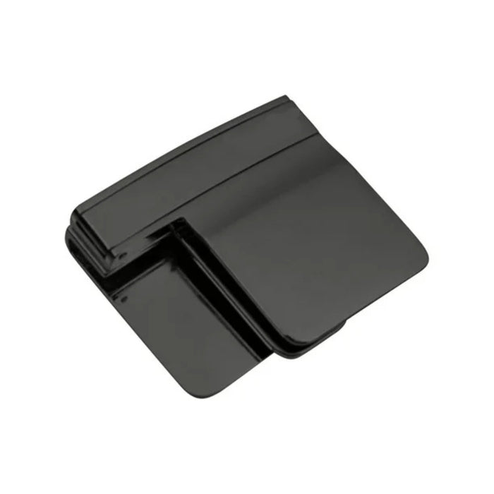 Black adjustable waist stretch buckle for pants; unisex clip-on design to tighten waistband – compact, durable, no-sew solution for jeans, skirts – 1598451446607, 13670679