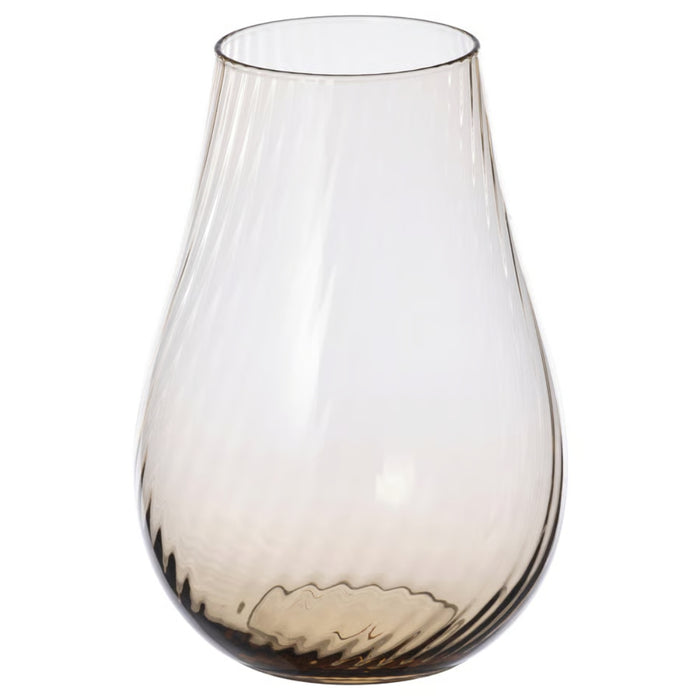 IKEA PÅSKÖTRÄD Vase, glass/light brown