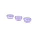 IKEA PRUTA 70 ml lilac food container with lid on white background