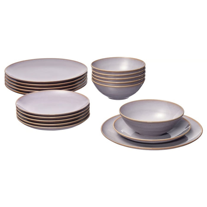IKEA FÄRGKLAR 18-piece dinnerware set, light pink