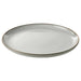 IKEA GLADELIG 25 cm stoneware plate in soft grey finish