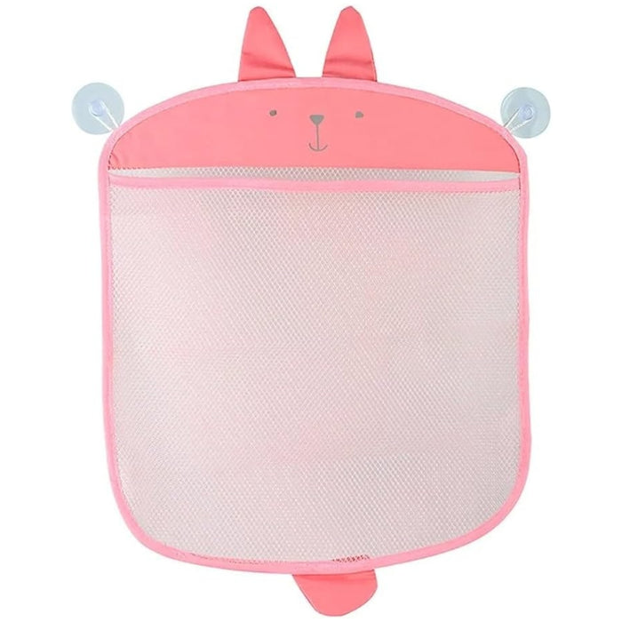 Digital Shoppy Cartoon Mesh Hanging Bag For Children's - Pink