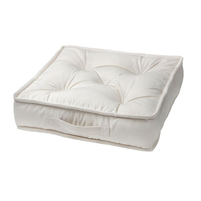 IKEA GURLI Floor cushion, unbleached, 45x45x10 cm (18x18x4 ")