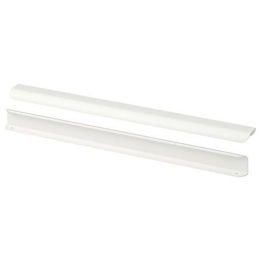IKEA BILLSBRO handle in white, 520 mm length, sleek rectangular design with smooth finish, shown against plain background