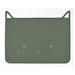 Green silicone placemat shaped like a cat’s face with ears, eyes, nose, and whisker details.

