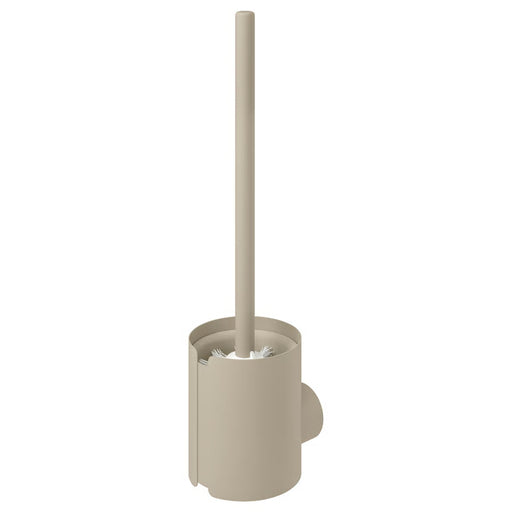 IKEA FLORSJÖN Toilet brush, beige, cylindrical holder with long handle and concealed bristle head - 50604861