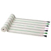 IKEA MÄVINN Table-runner, off-white with green and black vertical stripes, tassels at both ends – 35x130 cm – minimalistic charm for festive or everyday décor – 40601622