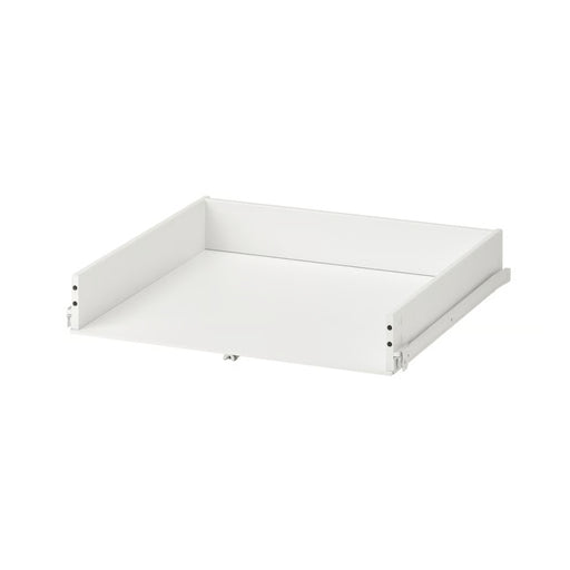 White metal shelf bracket on a white background