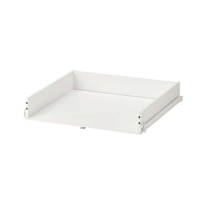 White metal shelf bracket on a white background