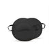 Black eye mask on a white background