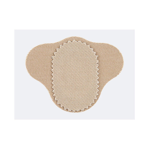  beige foot callus cushion pad with oval center